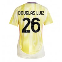 Maglia Calcio Juventus Douglas Luiz #26 Seconda Divisa Donna 2024-25 Manica Corta